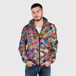 Мужская ветровка 3D Лоскутное шитьё - фото 2