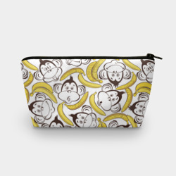 Косметичка 3D Обезьянки и бананы