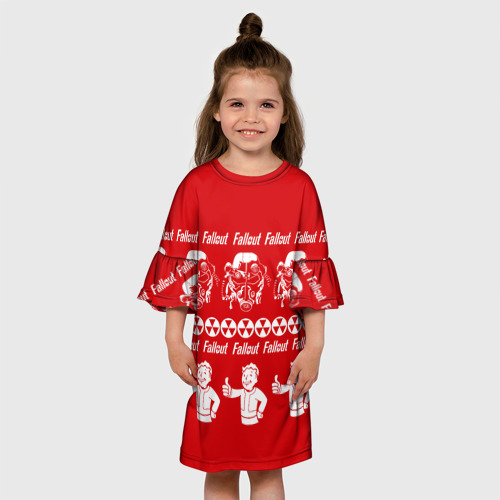 Детское платье 3D Fallout свитер - фото 4