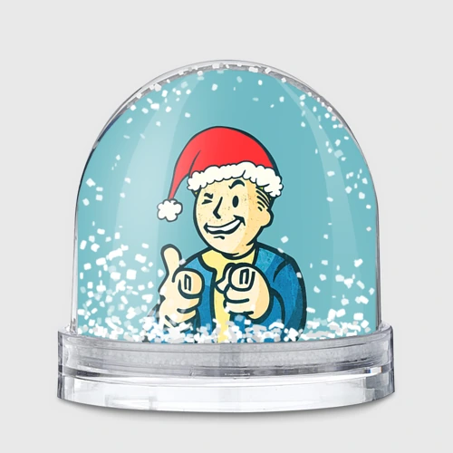 Игрушка Снежный шар Новогодний Fallout