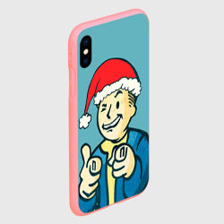 Чехол для iPhone XS Max матовый Новогодний Fallout - фото 2