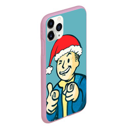 Чехол для iPhone 11 Pro Max матовый Новогодний Fallout - фото 2