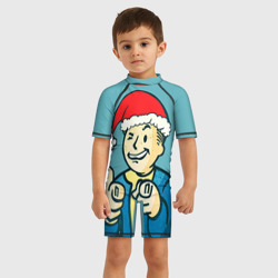 Детский купальный костюм 3D Новогодний Fallout - фото 2