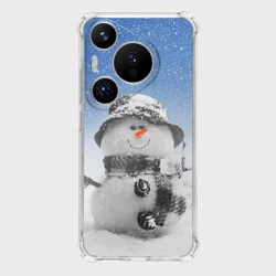 Чехол для Huawei Pura 70 Снеговик
