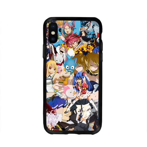 Чехол для Apple iPhone X силиконовый глянцевый FairyTail Фото 01 Чехол для Apple iPhone X силиконовый глянцевый FairyTail Фото 01