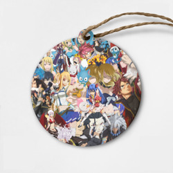 Деревянная игрушка круг FairyTail