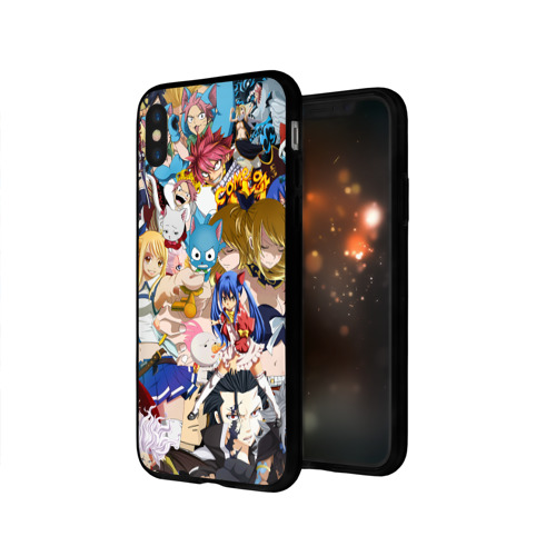 Чехол для Apple iPhone X силиконовый глянцевый FairyTail Фото 01 Чехол для Apple iPhone X силиконовый глянцевый FairyTail Фото 01