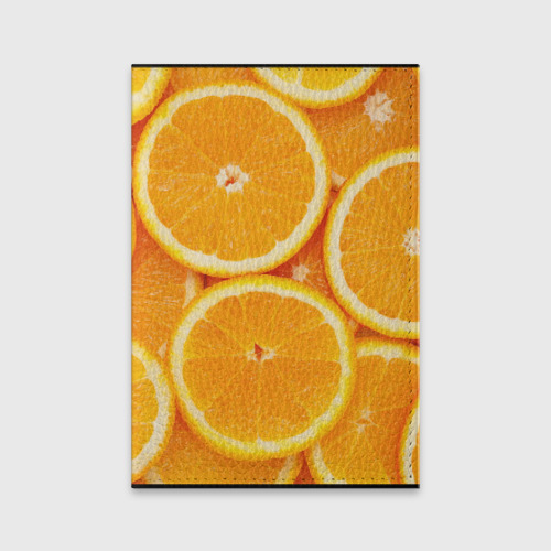 Обложка для паспорта матовая кожа Апельсинчик