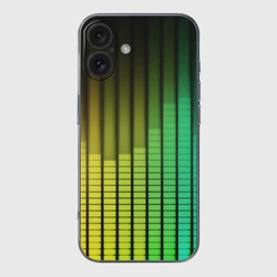 Чехол для iPhone 16 силиконовый с защитой камеры Эквалайзер