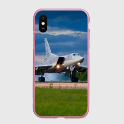 Чехол для iPhone XS Max матовый Самолёт
