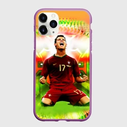 Чехол для iPhone 11 Pro матовый Роналдо