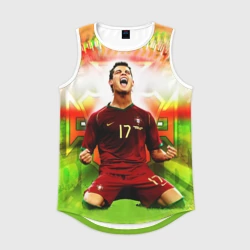 Мужская спортивная майка 3D Роналдо