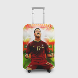 Чехол для чемодана 3D Роналдо