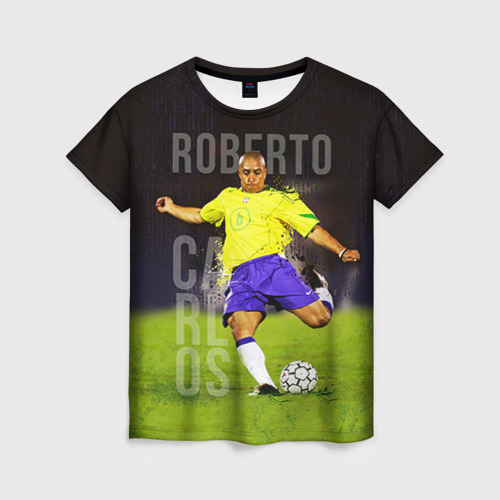 Женская футболка 3D Roberto Carlos, цвет 3D печать