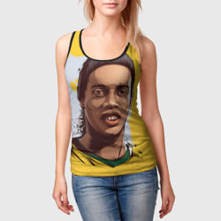 Женская майка 3D Ronaldinho - фото 2
