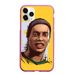 Чехол для iPhone 11 Pro Max матовый Ronaldinho