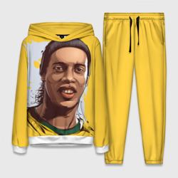 Женский костюм с толстовкой 3D Ronaldinho