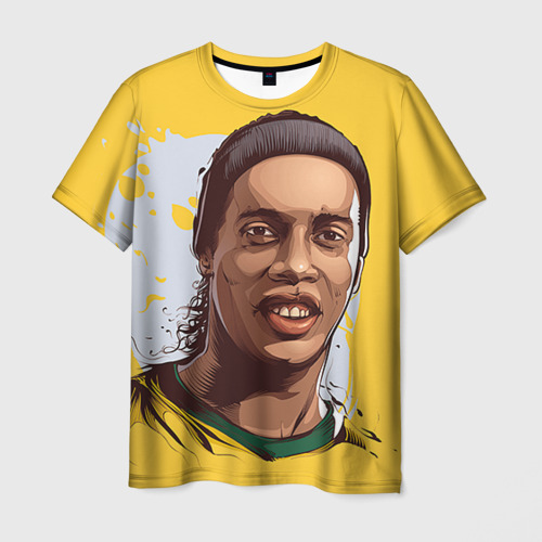 Мужская футболка 3D Ronaldinho, цвет 3D печать