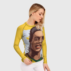Женский рашгард 3D Ronaldinho - фото 2
