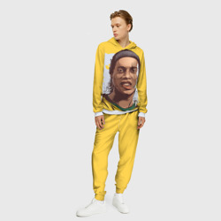 Мужской костюм с толстовкой 3D Ronaldinho - фото 2
