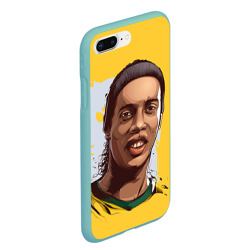 Чехол для iPhone 7Plus/8 Plus матовый Ronaldinho - фото 2