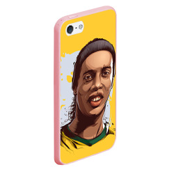 Чехол для iPhone 5/5S матовый Ronaldinho - фото 2