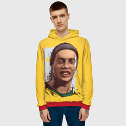 Мужская толстовка 3D Ronaldinho - фото 2