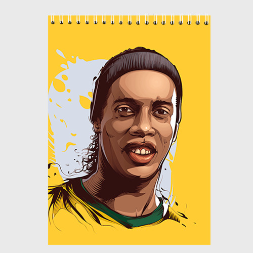 Скетчбук Ronaldinho, цвет белый