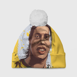 Шапка 3D c помпоном Ronaldinho