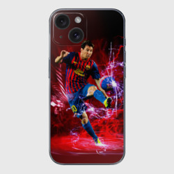 Чехол для iPhone 15 силиконовый с защитой камеры Messi