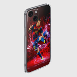 Чехол для iPhone 15 силиконовый с защитой камеры Messi - фото 2