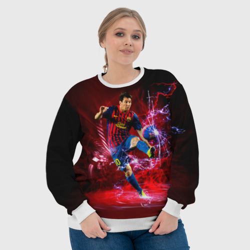 Женский свитшот 3D Messi - фото 6