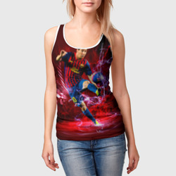 Женская майка 3D Messi - фото 2