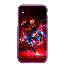 Чехол для iPhone XS Max матовый Messi