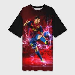 Платье-футболка 3D Messi