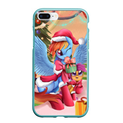 Чехол для iPhone 7Plus/8 Plus матовый My Little Pony