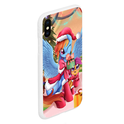 Чехол для iPhone XS Max матовый My Little Pony, цвет белый - фото 3