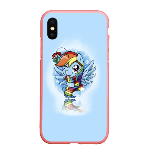 Чехол для iPhone XS Max матовый My Little Pony, цвет баблгам