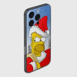 Чехол для iPhone 16 Pro силиконовый с защитой камеры Санта Гомер - фото 2