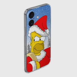 Чехол для iPhone 16 силиконовый с защитой камеры Санта Гомер - фото 2