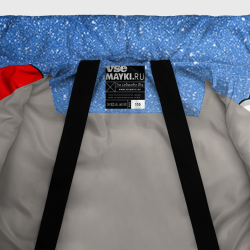 Зимняя куртка для девочек 3D Санта Гомер, цвет светло-серый - фото 7