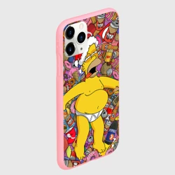 Чехол для iPhone 11 Pro матовый Обжора Гомер - фото 2