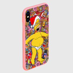 Чехол для iPhone XS Max матовый Обжора Гомер - фото 2
