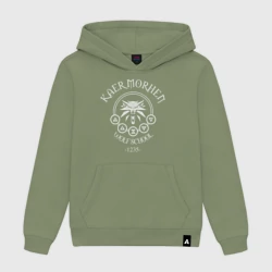 Женская толстовка хлопок Kaer morhen wolf school