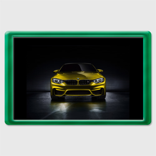 Магнит 45*70 BMW M4 Concept, цвет зеленый