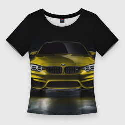 Женская футболка 3D Slim BMW M4 Concept