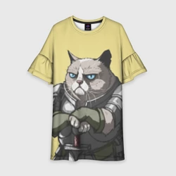 Детское платье 3D Кот