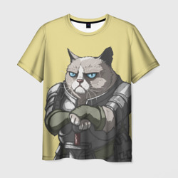 Мужская футболка 3D Кот