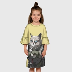 Детское платье 3D Кот - фото 2