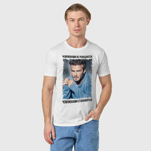 Мужская футболка хлопок Дэвид Бекхэм (David Beckham) - фото 3